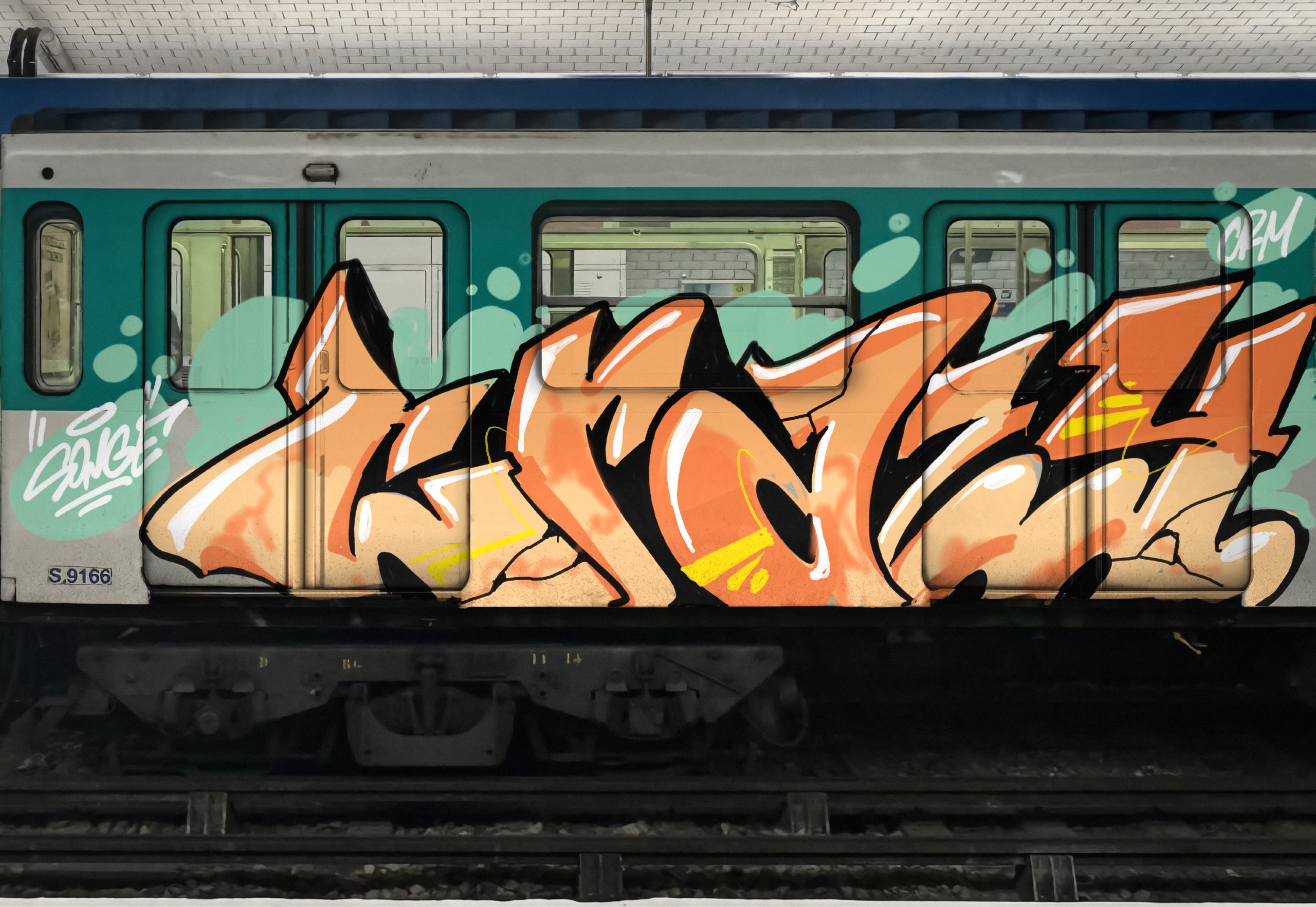 Artwork by Monsieursonge